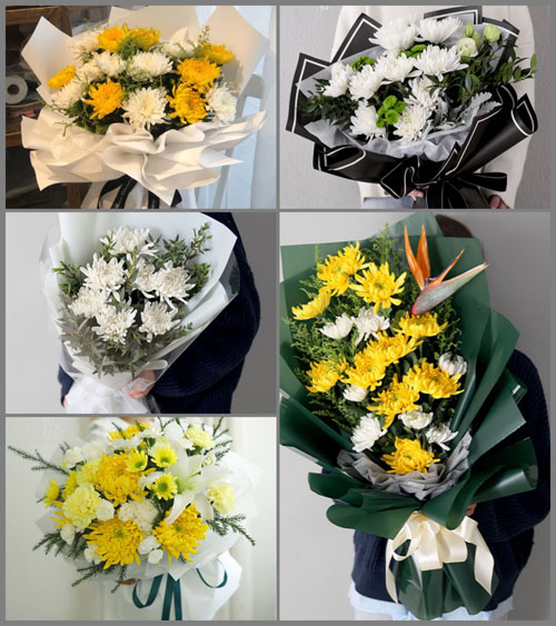 湖北黄石市阳新县浮屠镇泉池村白事花束代送